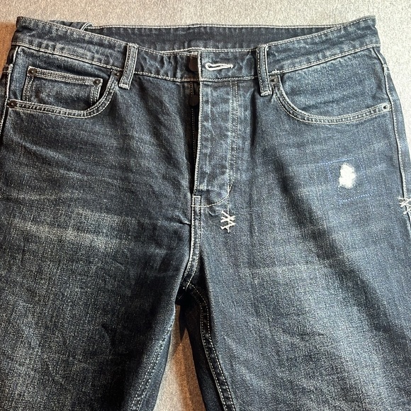 Ksubi Other - Ksubi Chitch Blue Blood slim fit jeans.